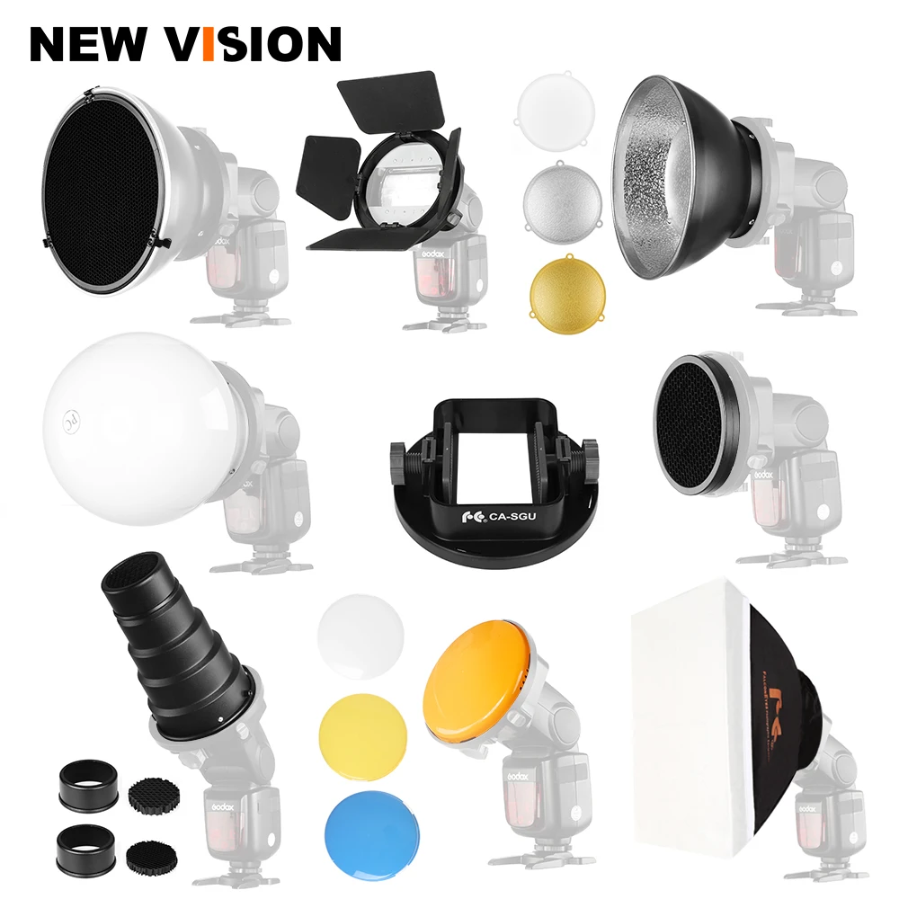 Стандартный отражатель света для Canon Godox Yongnuo|standard reflector|beauty dishflash accessories |