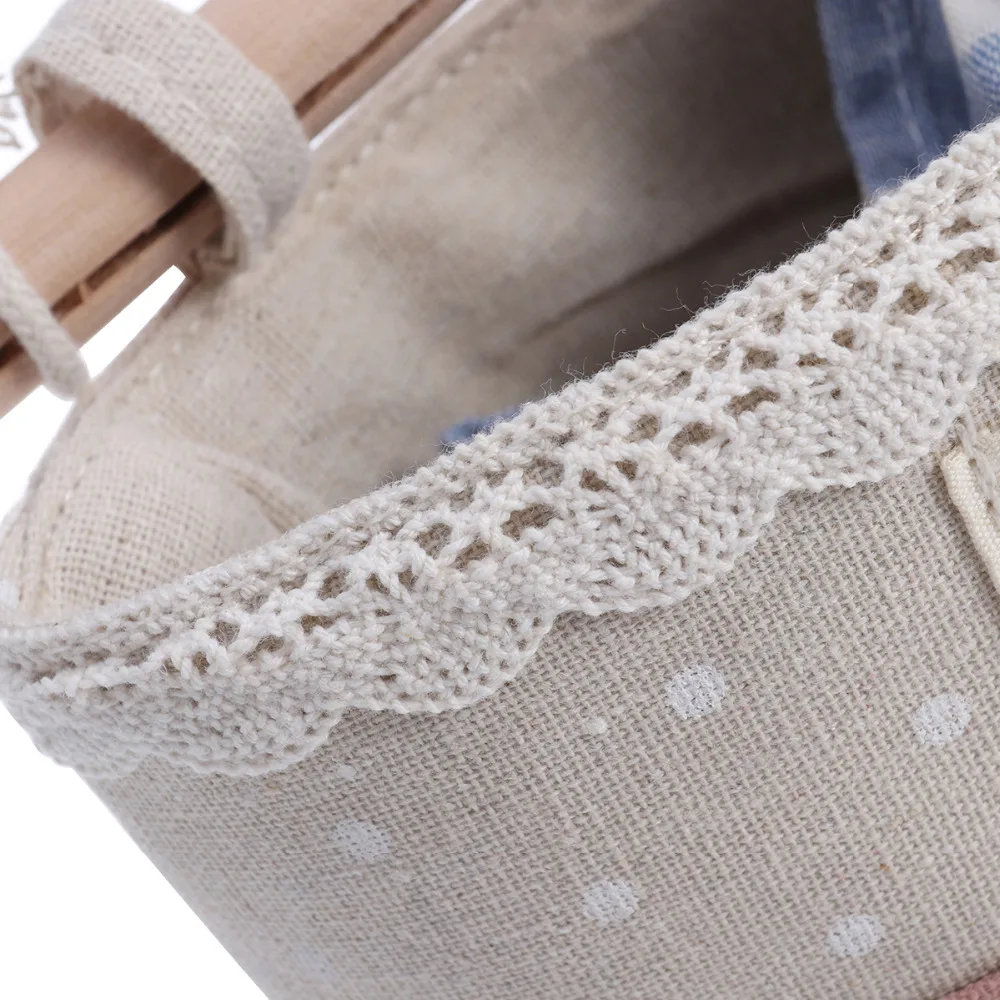 4 шт. настенный органайзер для хранения Сумка с кружевной отделкой настенные