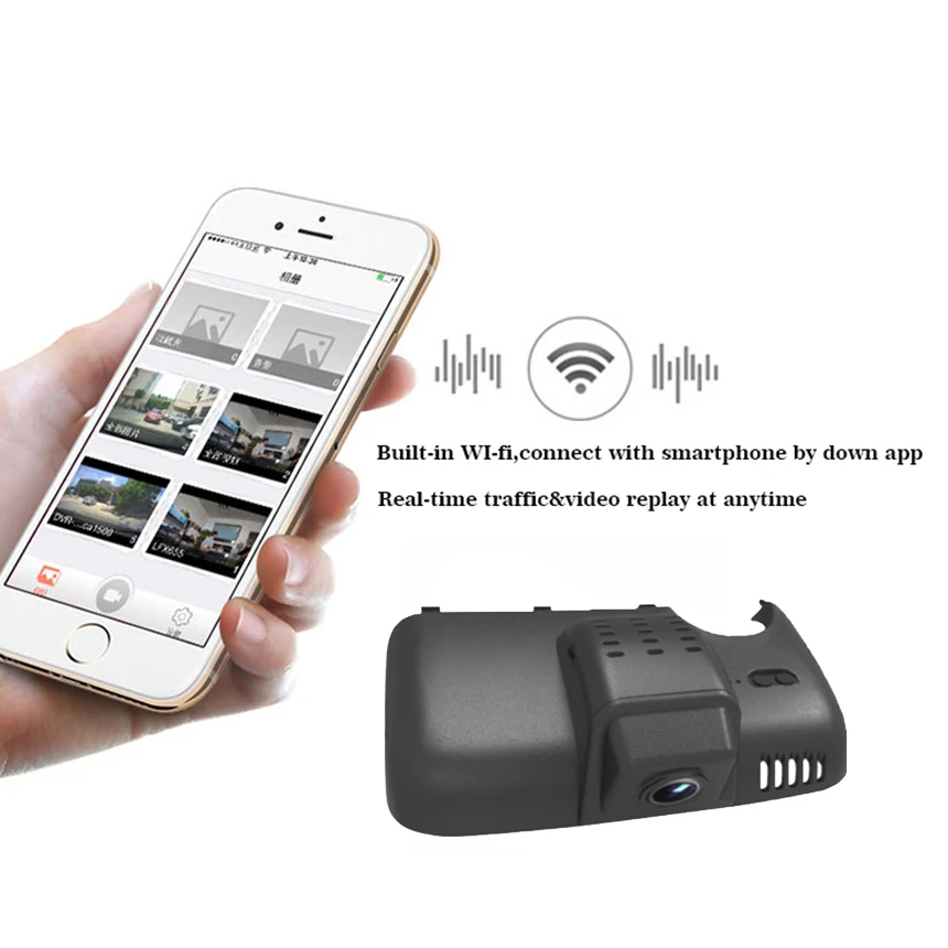 Liislee Автомобильный видеорегистратор DVR Мини Wifi Поддержка APP камера для Buick LaCrosse 2010