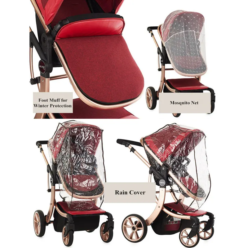 Высокое качество супер подвесная Высокая Ландшафтная коляска двусторонняя