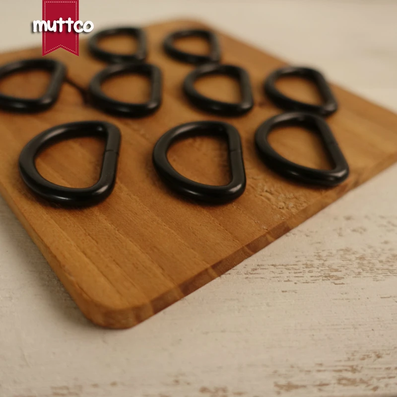 Сделай сам для ошейника собаки 2 5 см черное D образное соединительное кольцо