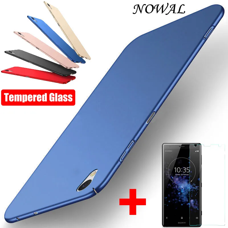 Защитная пленка для экрана + Тонкий Жесткий ПК 2в1 чехол телефона sony Xperia XZ3 X XA Ultra XA1