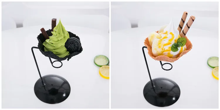 Имитация необычного мороженого модель еды хрустящего поддельные образцы