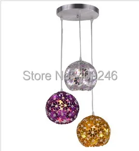 Цветочный Алюминиевый полый художественный светодиодный подвесной светильник