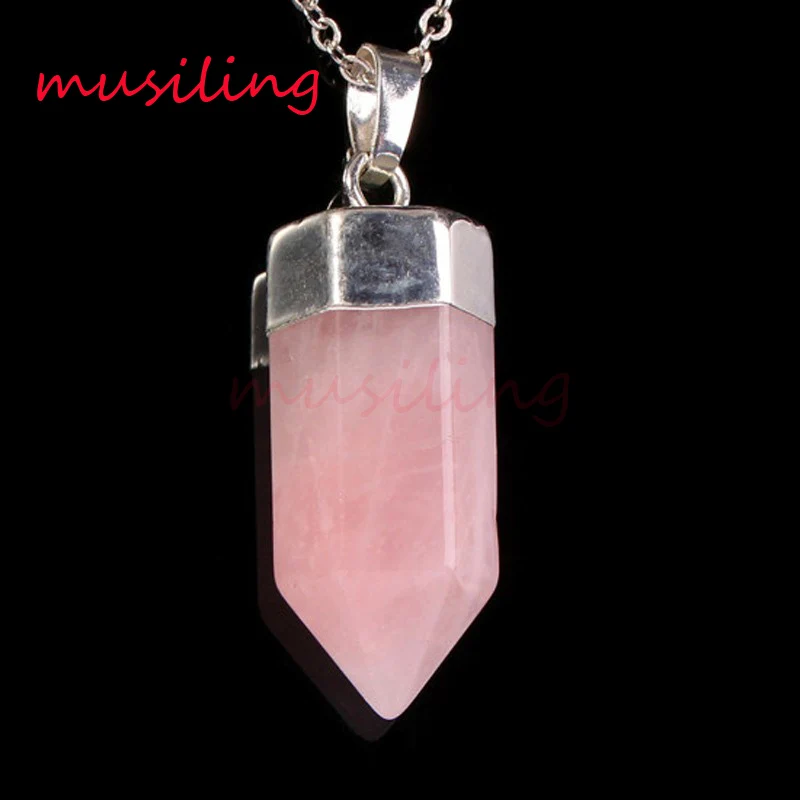 Musiling натуральный ювелирный камень большая шестиугольная Призма Подвеска