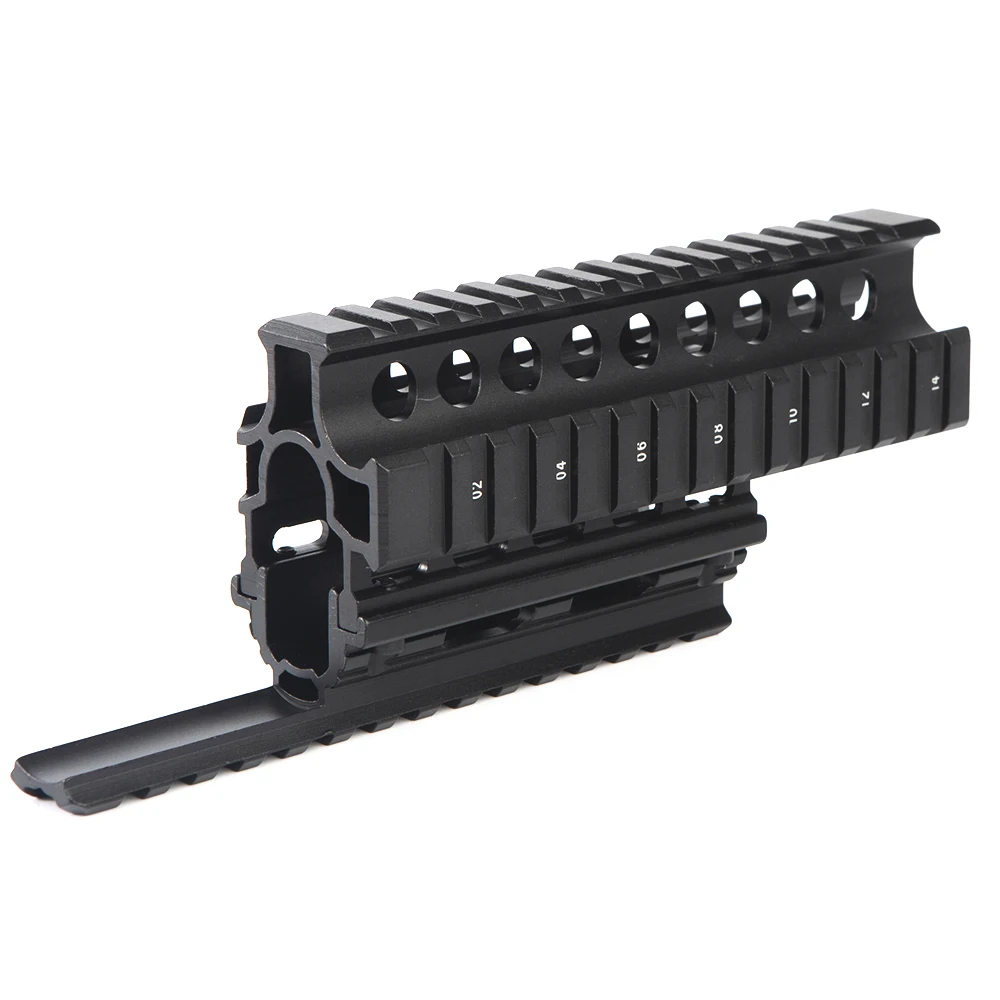 K47 74 AKS Универсальный Quad Said Rail mount Handguard Quad Side Rail w 12 шт. рельсы крышка страйкбол винтовка Охота Стрельба Caza