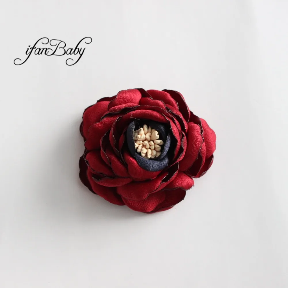 6 см многослойный поковый цветок для детей аксессуары волос сделай сам сгоревший