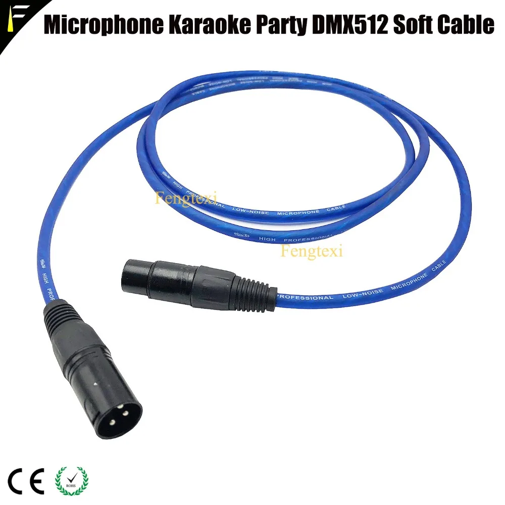 Луч света LED Par Can мягкий 3pinXLR DMX 512 сигнальный кабель удлинитель CANNON Мужской и