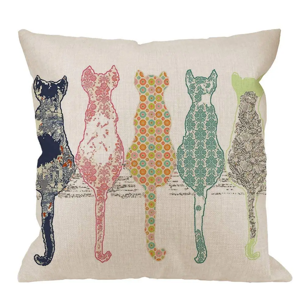 

BV01035 cat print pillowcase