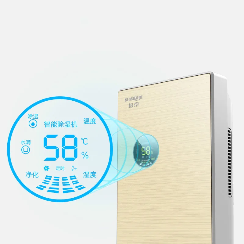 DS02 household humidifier Intelligent dehumidifier Air dehumidifier bedroom Mini mute Dryer