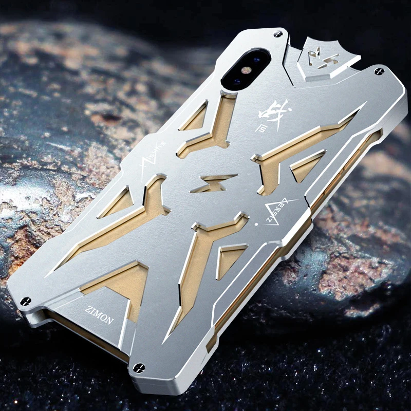 Мода для iphone х 5.8 дюйма противоударный металлический Тор Ironman защиты Чехол IPhone X
