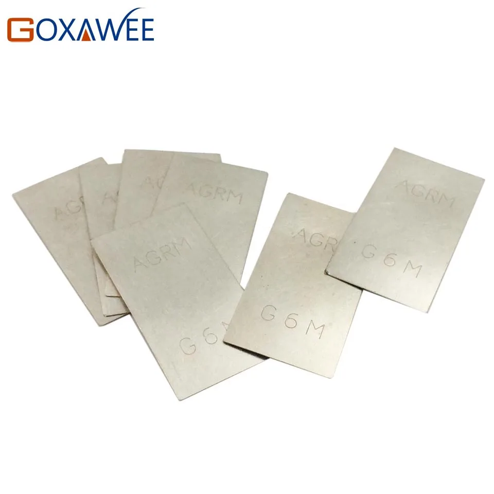 Серебристая сварочная пластина для пайки GOXAWEE 5 шт. инструменты сварки ювелирных