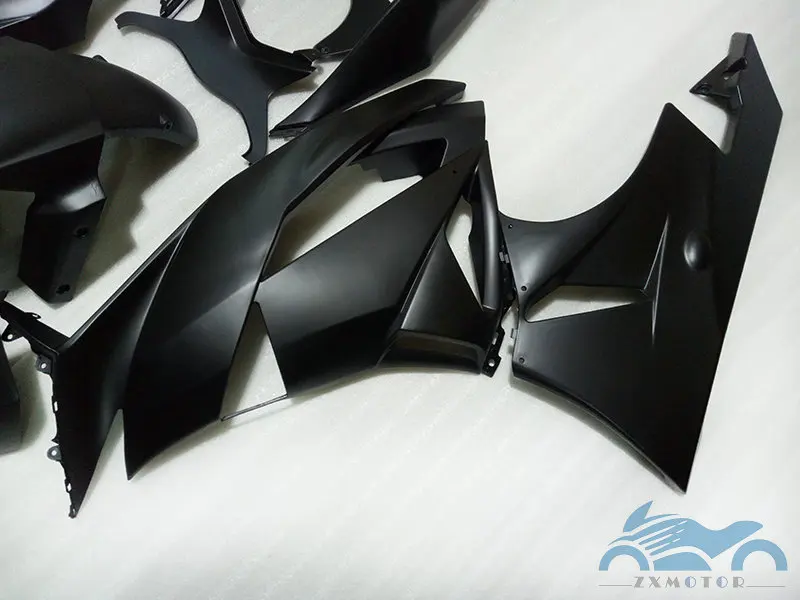 Custom Motorcycle fairings kit for KAWASAKI Ninja ZX6R 2009 2011 2012 sports fairing kits ZX 6R 636 09-12 matte black bodyworks |