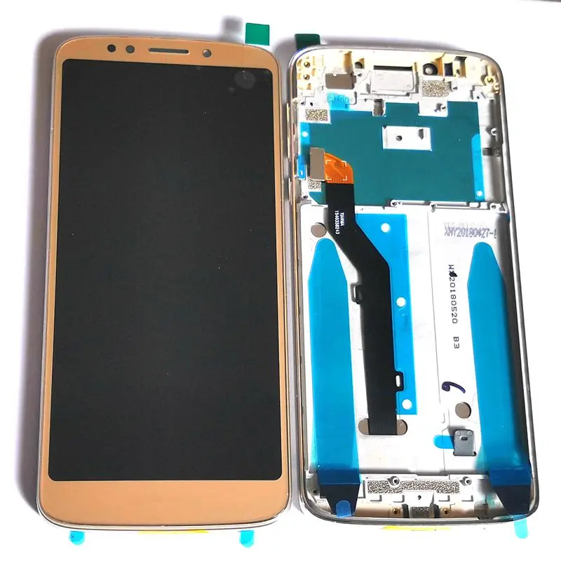 Для Motorola Moto G6 играть XT1922 3 4 ЖК Экран дисплей с сенсорным стеклом дигитайзер рамка