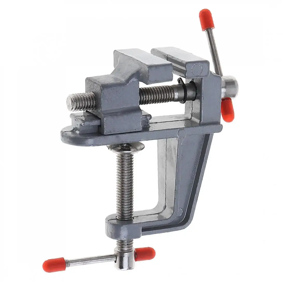 Mini Aluminum Alloy Portable DIY Jaw Bench Clamp Drill Press Vice Micro Clip for Clamping Table / Water Pump