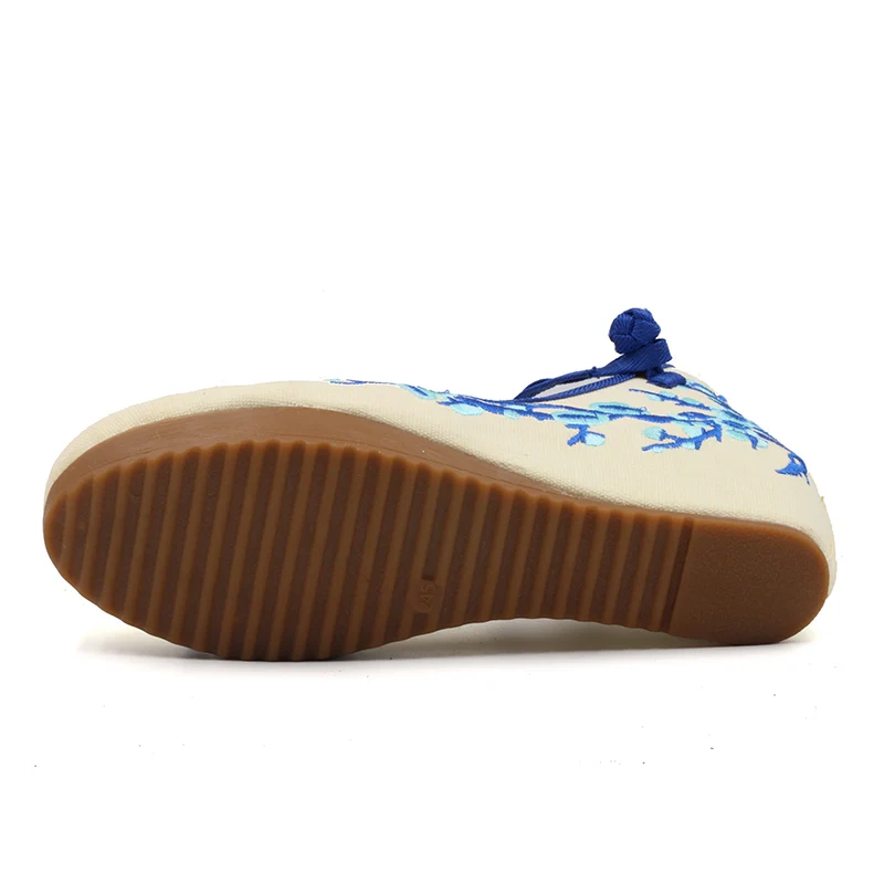 Женские туфли лодочки на танкетке в китайском стиле|shoe making|shoes batchshoe mesh |