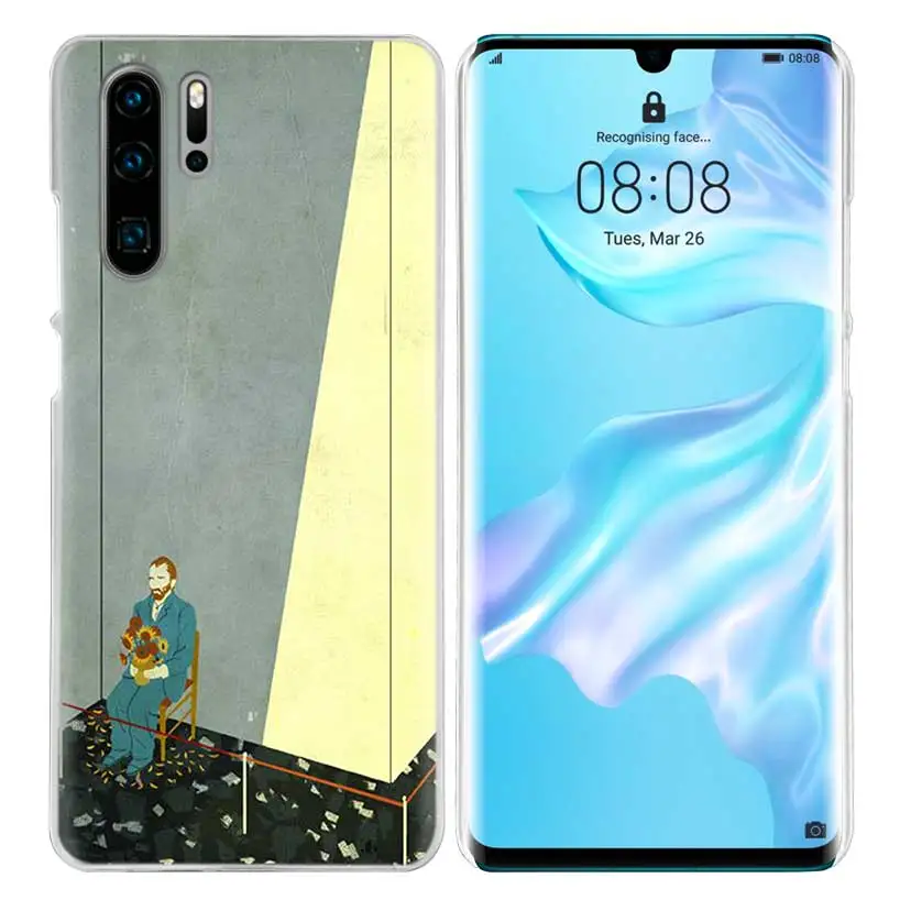 Чехол Van Gogh Sky для huawei P20 P Smart Z Plus P30 P10 P9 P8 mate 10 20 lite Pro, Роскошный Жесткий чехол для телефона из поликарбоната - Цвет: 06