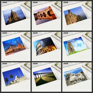 Коврик для мыши XGZ с изображением всемирно известного пейзажа, прочный резиновый игровой коврик для мыши маленького размера для дома и офиса, подставки для мыши