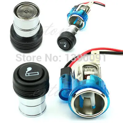 

NoEnName_Null 12V 120W Car Motorcycle Motorbike Cigarette Lighter Power Socket Plug Outlet B