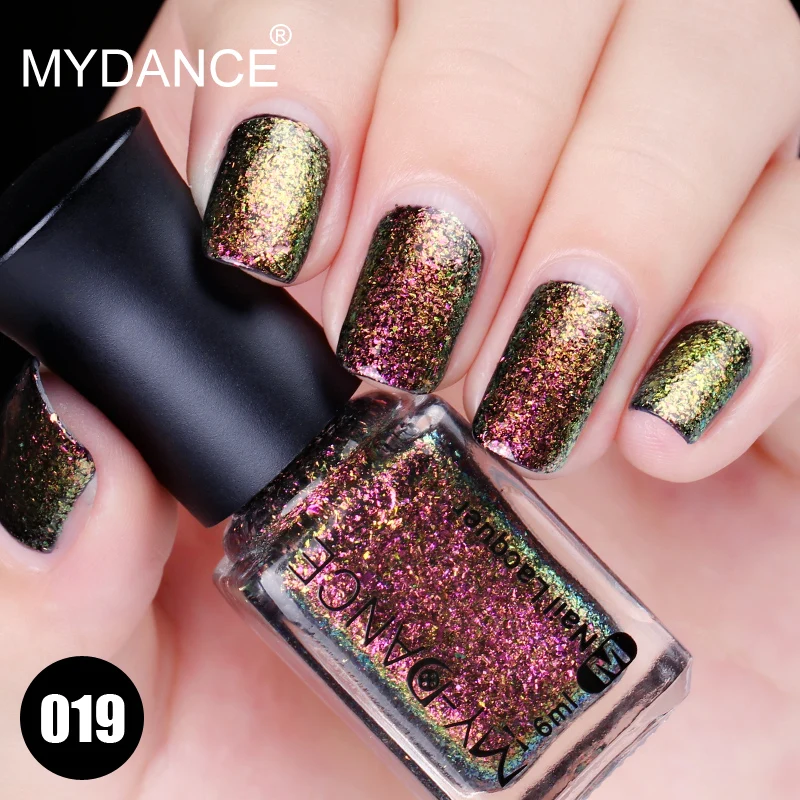 6 МЛ MYDANCE гель лак для ногтей Зеркальный Эффект Хамелеон Лак Профессиональный