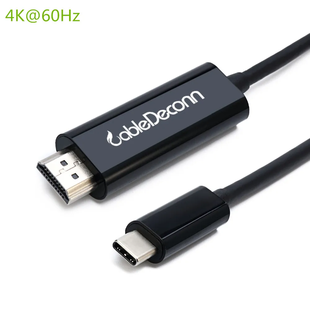Новый USB 3 1 C Type Thunderbolt на полный HDMI 4K 60HZ Кабель адаптер для Macbook 2016 Google Chromebook Pixel 2017
