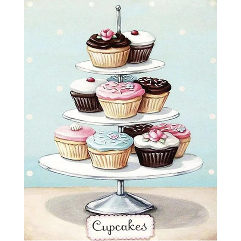 DIY алмазная живопись мороженое вышивки крестом Рукоделие дома декоративные