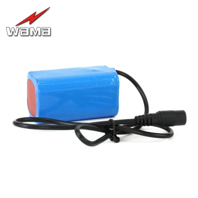 1x Wama 8000 mAh 3,7 V Li-Ion 4-series 4S 18650 перезаряжаемые пакеты батарей для аварийной фары светодиодный фонарик 4 в параллельном