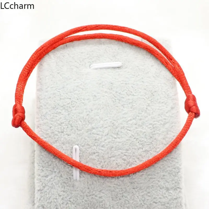 10 шт./лот браслеты на удачу ручной работы с Красной веревкой для женщин и мужчин
