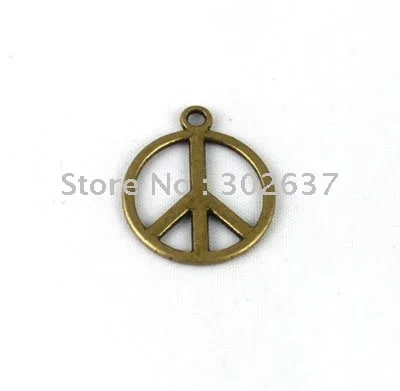 , 300 .,   Peace Logo Charm 21  A1590B