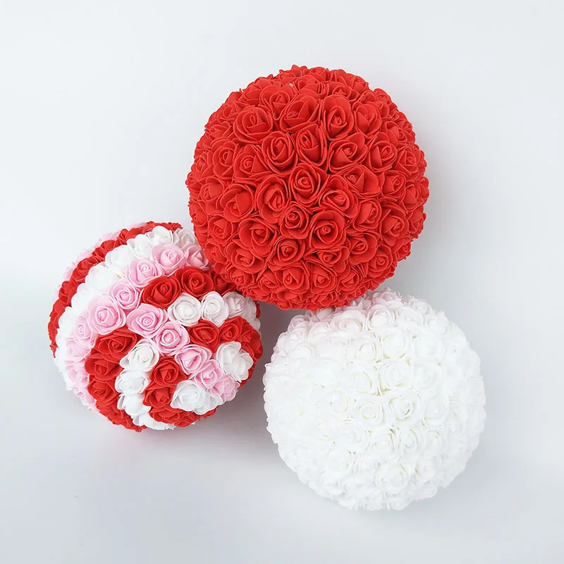 

new product roses artificial flower wall wedding decoration rose flower ball
