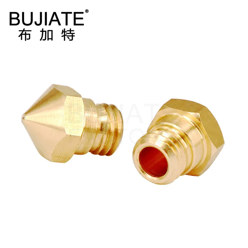 5pcs/lot MK10 Nozzle 0.2mm 0.3mm 0.4mm 0.6mm 0.8mm Copper M7 Threaded Part For Extrusion 3D Printers Parts 1.75mm Filament Brass |