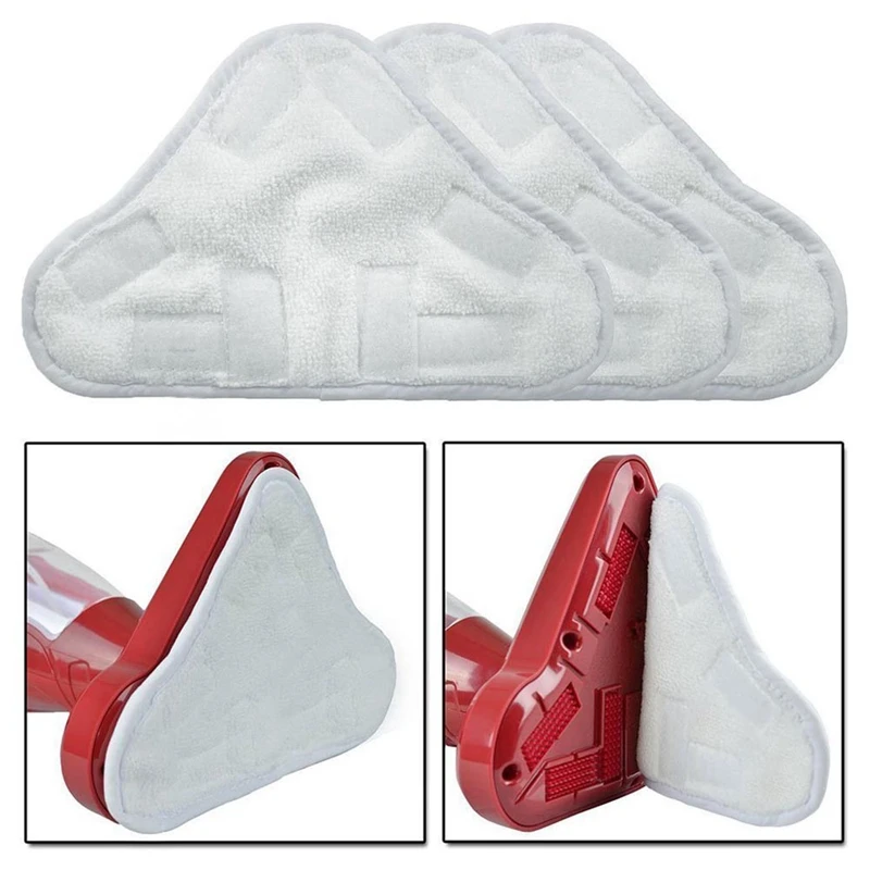 Новый набор из 1 паровой швабры микрофибры для пола моющиеся Сменные прокладки H2O