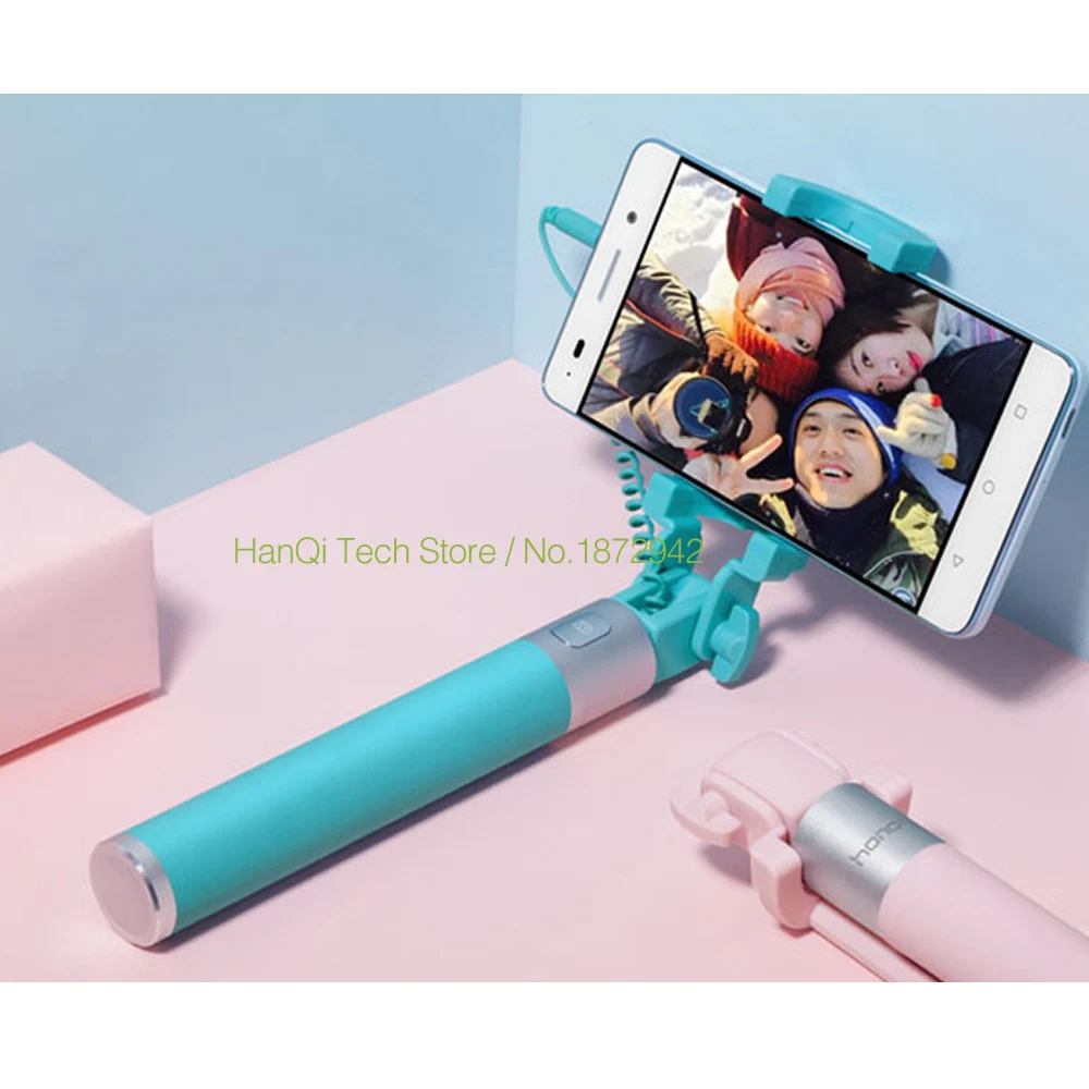 Монопод для селфи Huawei Honor оригинальная Проводная селфи-Палка с выдвижным ручным