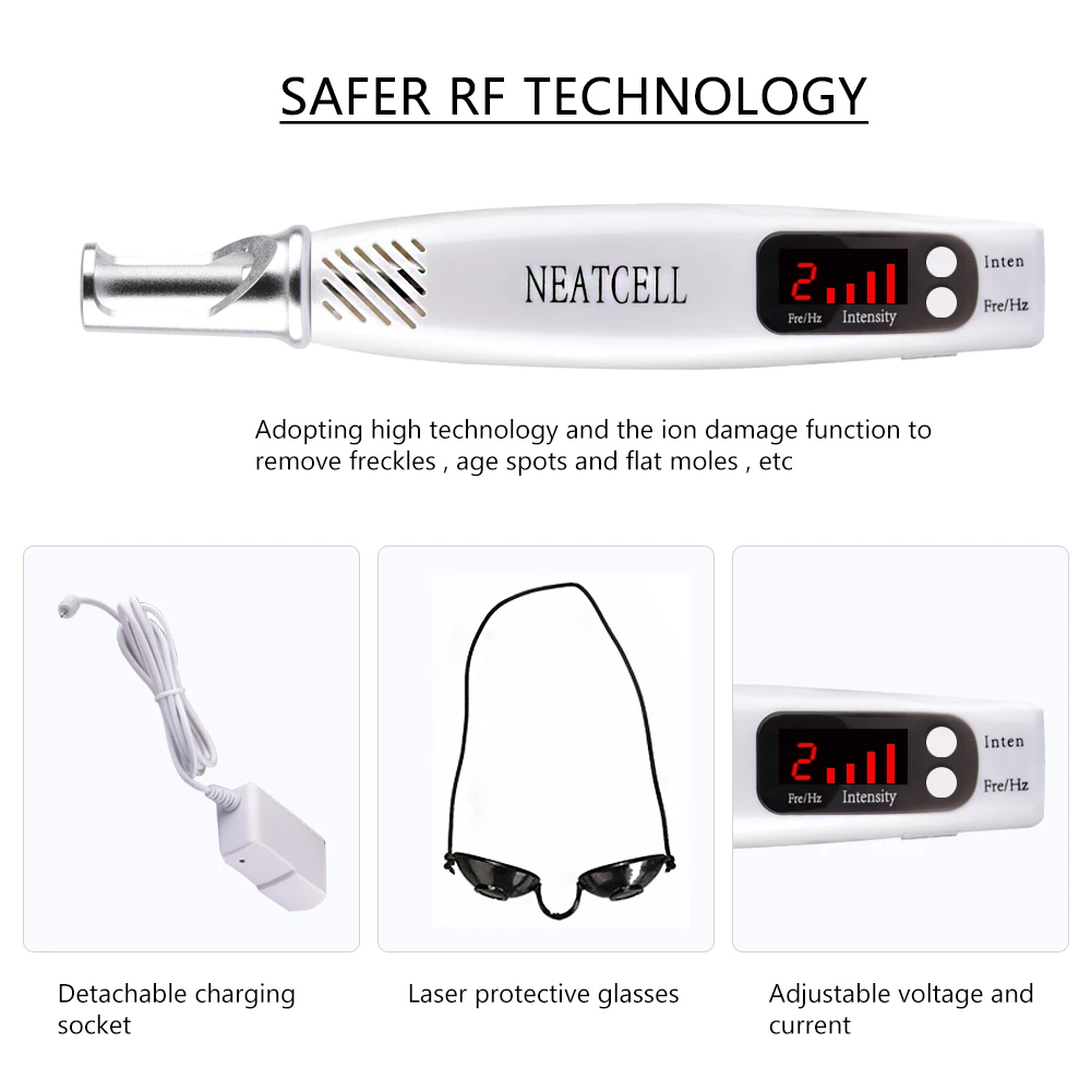 Mini Laser Picosecond Pen for Removal Freckle Tattoo Scar Dark Spot Skin Pigment Therapy Anti Aging Home Salon Spa Beauty Care | Красота и