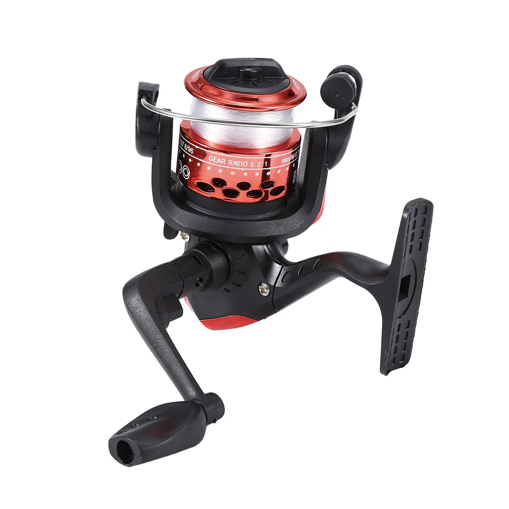 

JOSHNESE 4 Color New Fishing Accessories High Speed G-Ratio 5.2:1 Bait Folding Rocker Spinning Fishing Reels + Free shipping