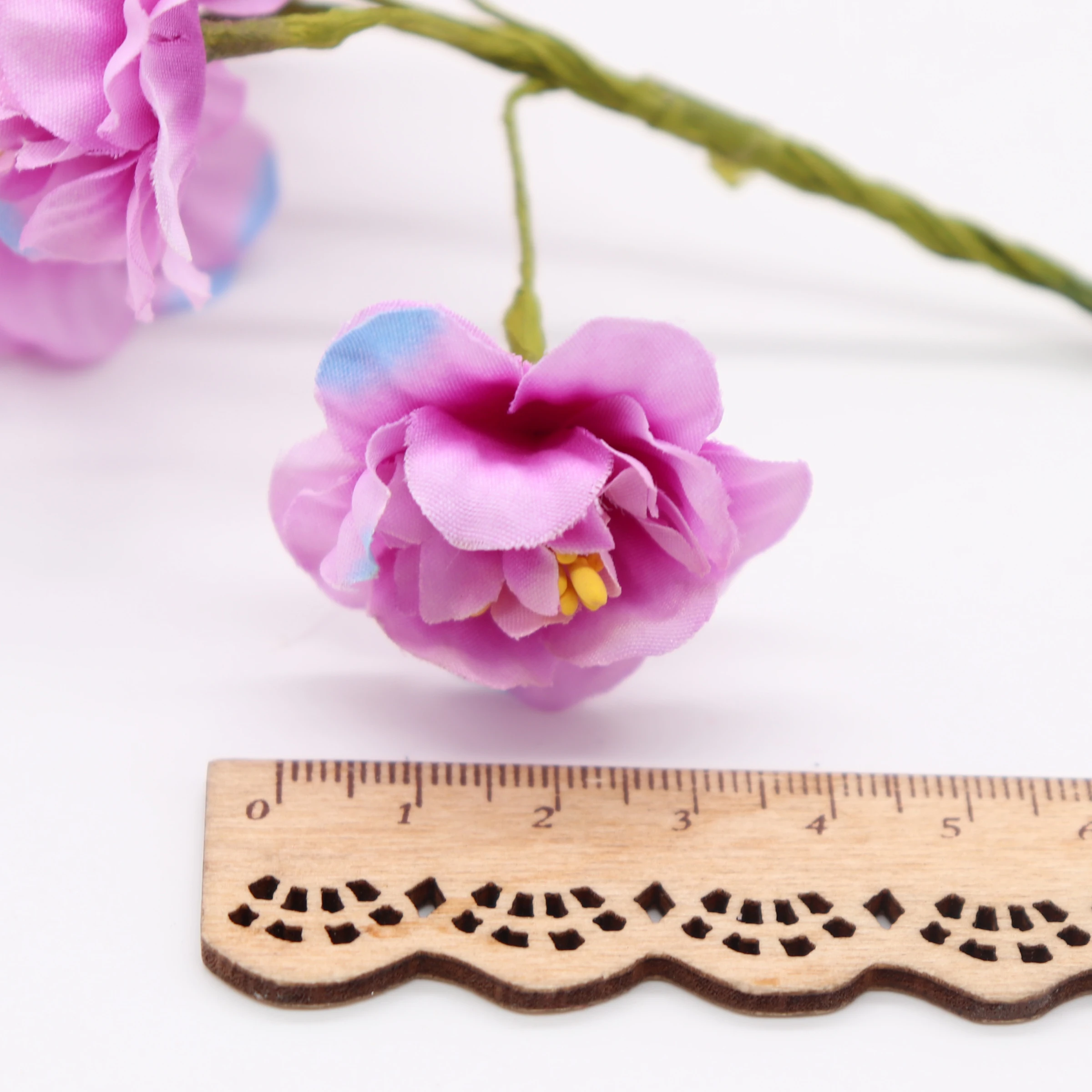6 шт./лот искусственный цветок 4 см stamen Хризантема для свадебного украшения DIY