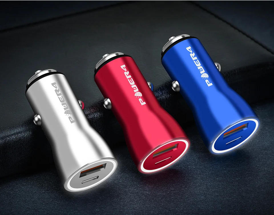 Power4 3A быстрое автомобильное зарядное устройство USB для iPhone PD быстрое автомобильное зарядное устройство QC 3,0 Для samsung Универсальное зарядное устройство usb type C адаптер в автомобиле