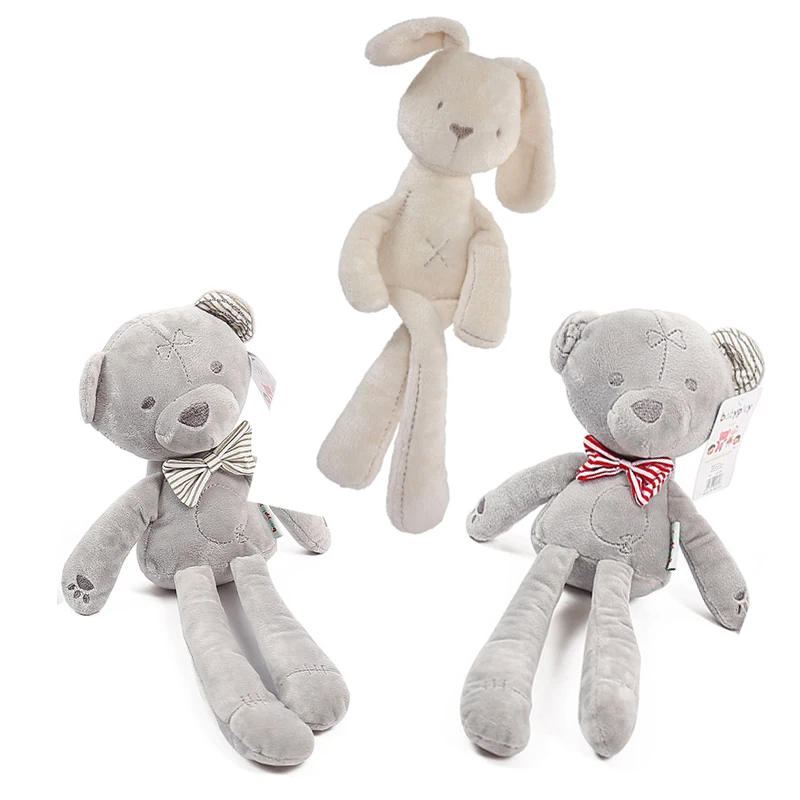 Детская плюшевая погремушка с медвежонком детская коляска игрушечное