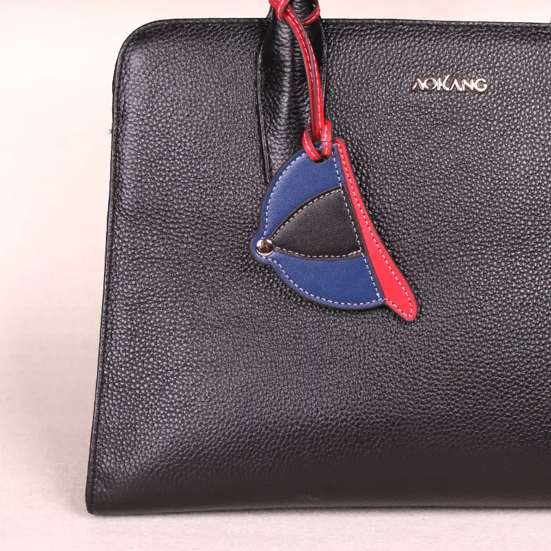 Известный бренд ручной работы милые смешная шапка шляпа кожаный брелок для