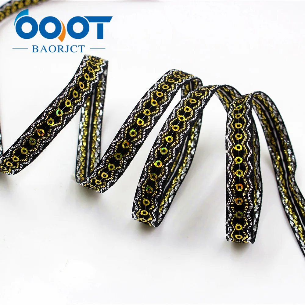 Ленты с блестками OOOT BAORJCT 1801055 10 мм ярдов термотрансферная лента принтом