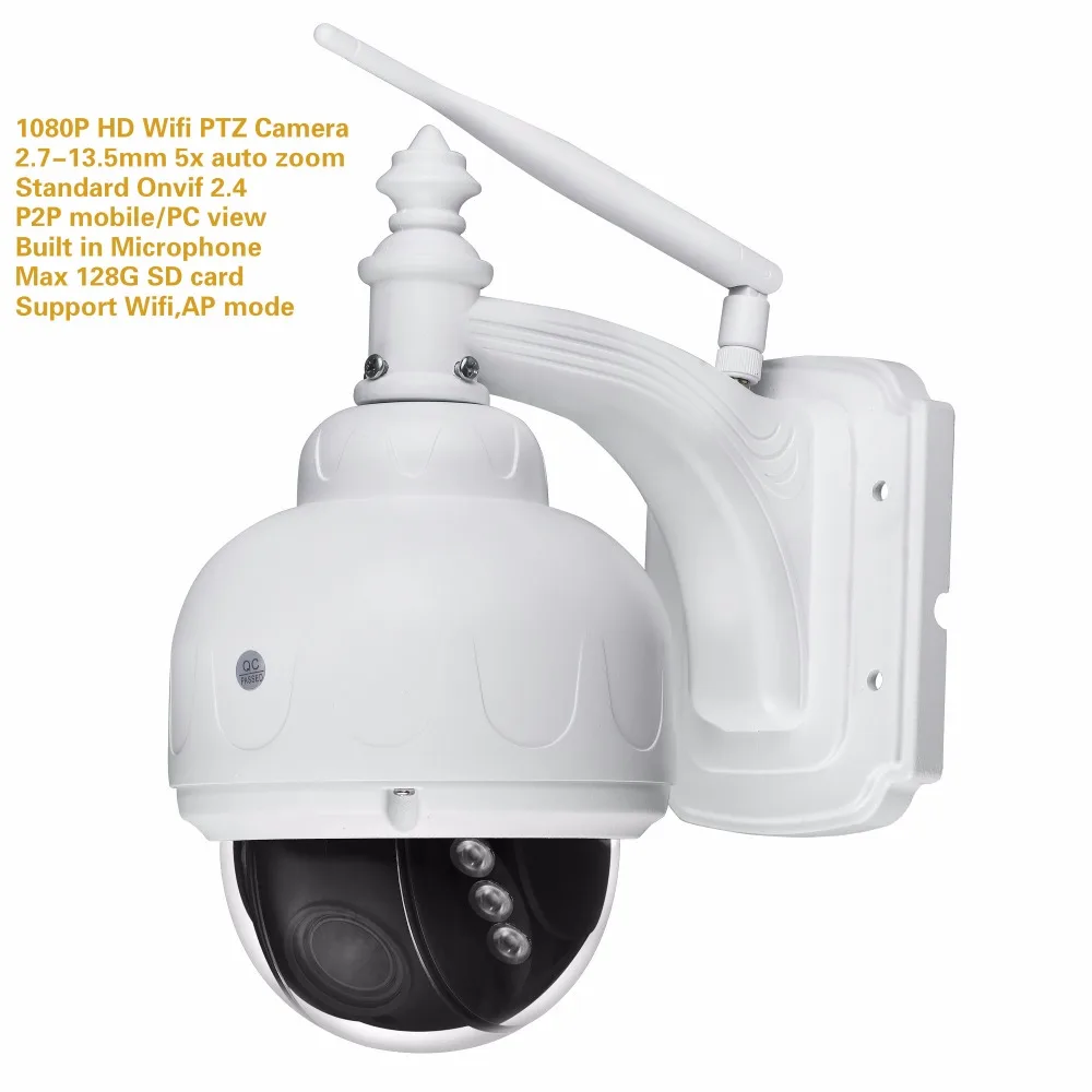 2MP hd Wi Fi ip камер 360 градусов широкий угол обзора 40 м ИК видения беспроводной камеры