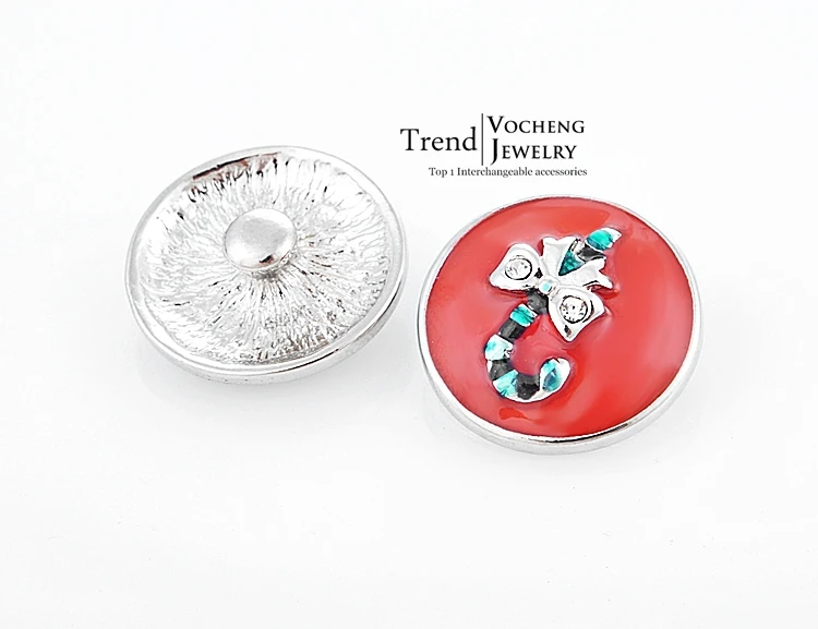 

Wholesale 10PCS/Lot Christmas Custom Button Vocheng Snap Charms 18mm Jewelry Vn-869*10