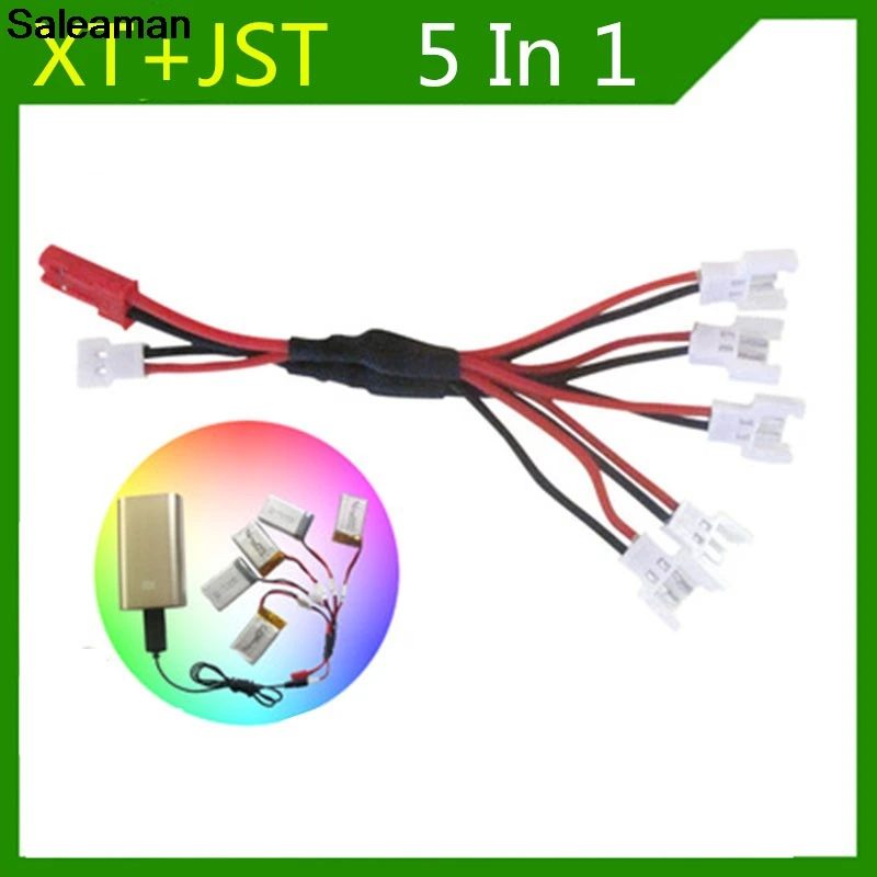 Lipo Батарея зарядный кабель XH + JST разъем разъемы (5 в 1) зарядное устройство для Сыма