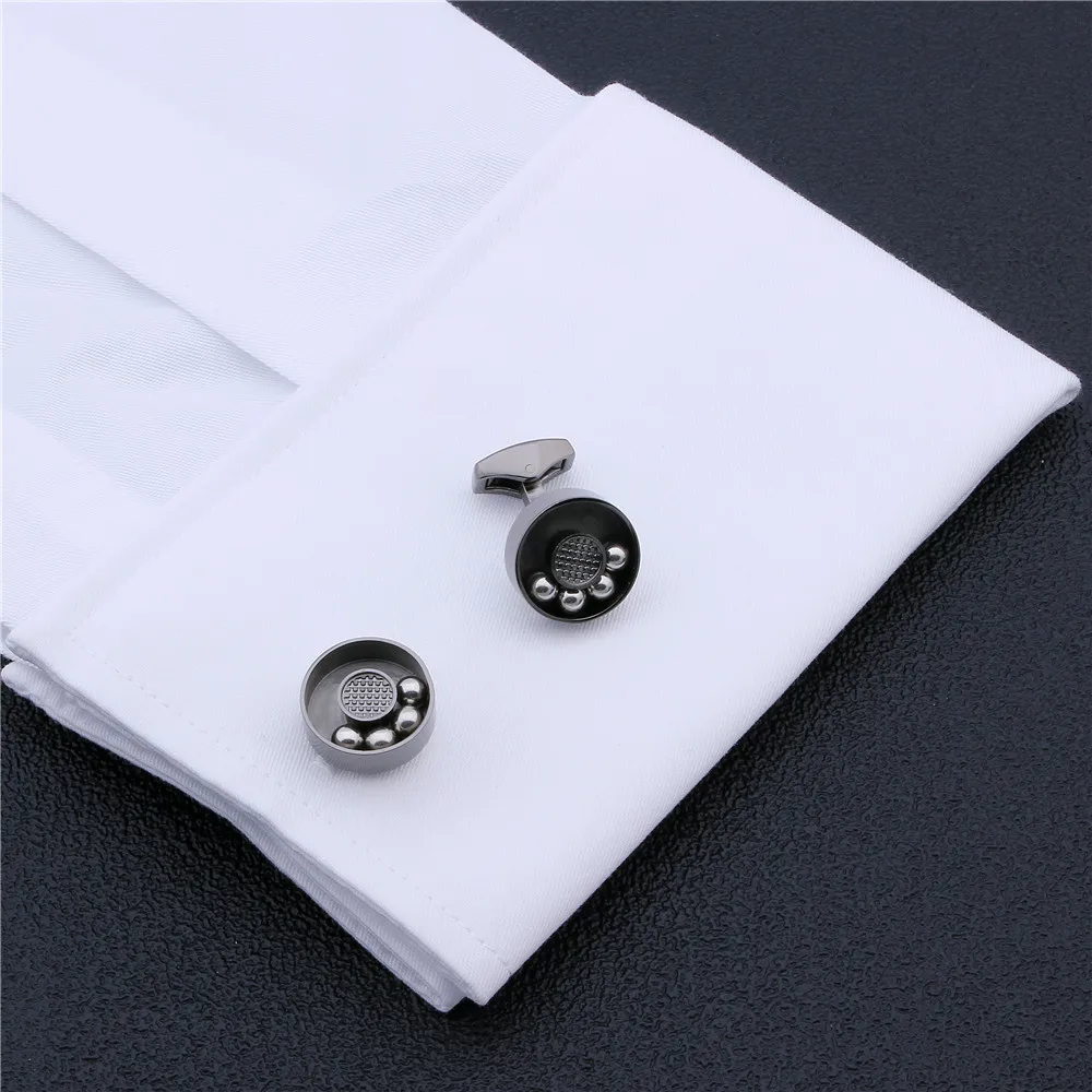 Новинка беговые Бальные запонки мужские осенние деловые Свадебные вращающиеся