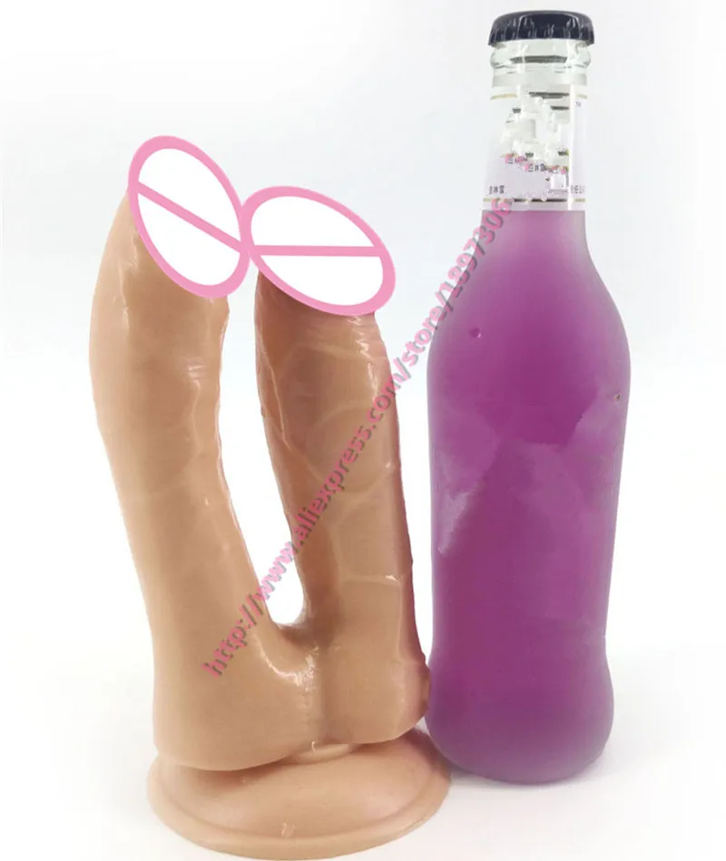 Новинка! Двухсторонний фаллоимитатор на ремешке для взрослых анальный секс 3