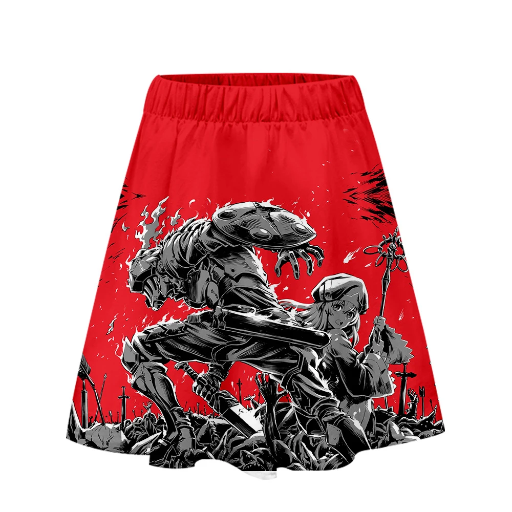 Goblin Slayer комикс 3D короткая юбка костюм новый стиль модная повседневная Красивая