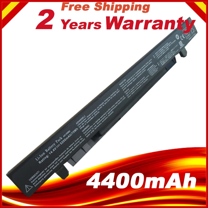 

8 Cells 4400mAh New Laptop Battery for ASUS A41-X550 A41-X550A X550 X550C X550B X550V X550D X450C X452