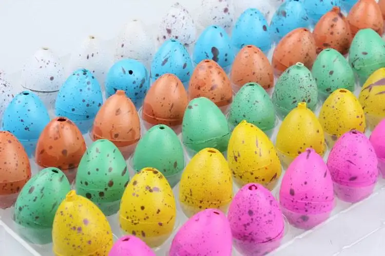 60 шт. 2*3 см детские пасхальные яйца Яйца динозавра Пасхальные животных