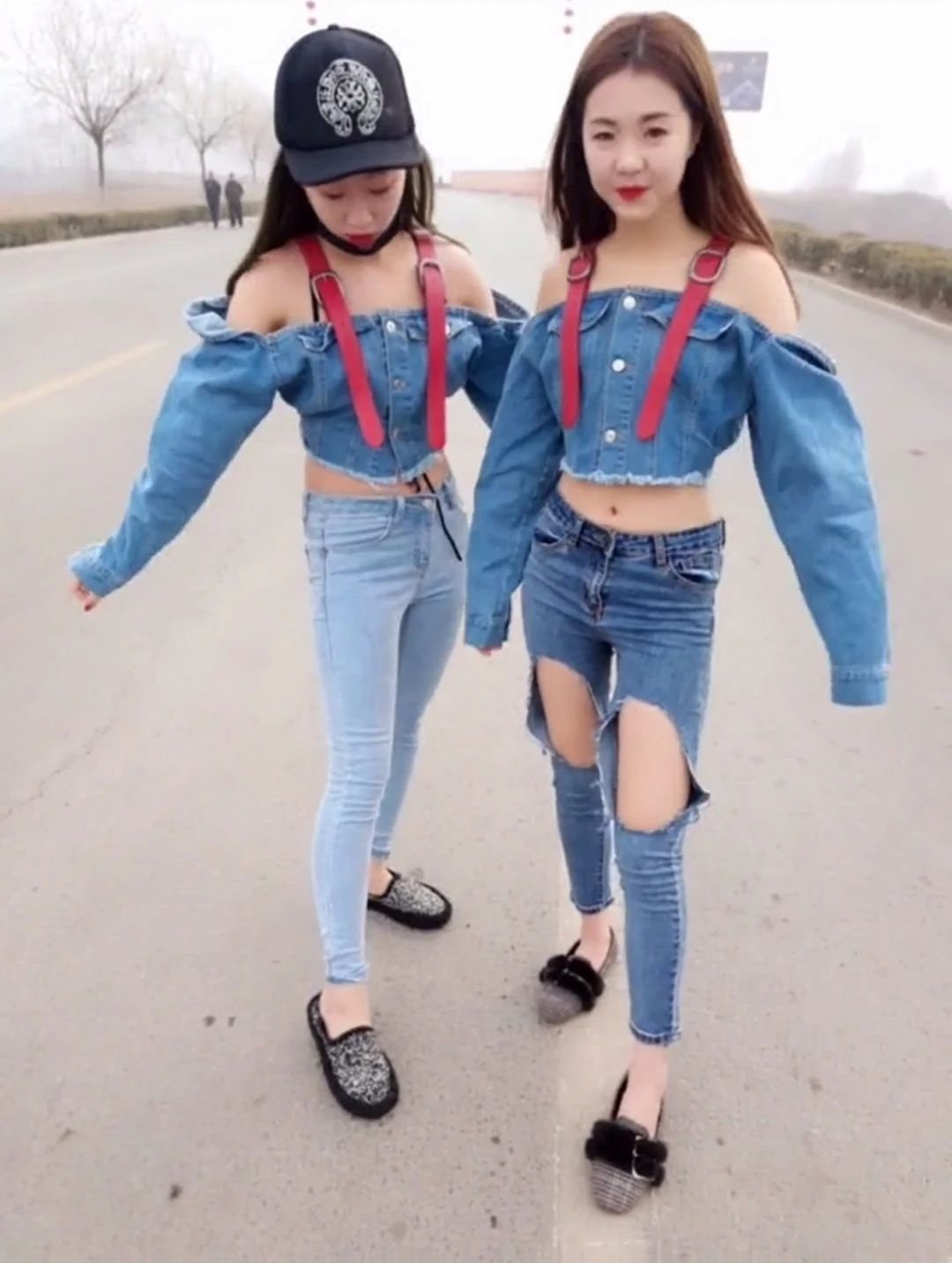 2018 New Women Off Shoulder Sling Denim Jacket Coat Sexy Autumn Slash Neck Female Jeans Short Chaquetas Mujer | Женская одежда