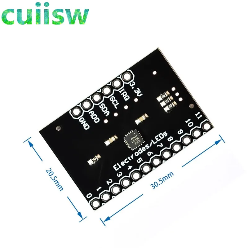 MPR121 близость емкостная сенсорная клавиатура контроллер разработка платы